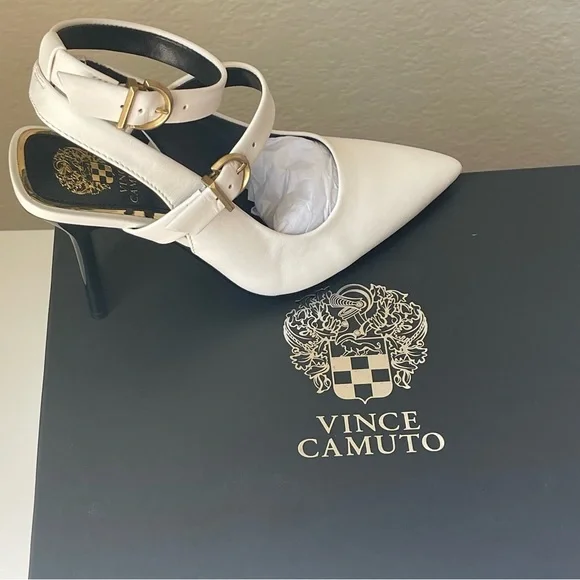 Vince Camuto Baillee Women’s Heel Coconut Cream Size 1/2
